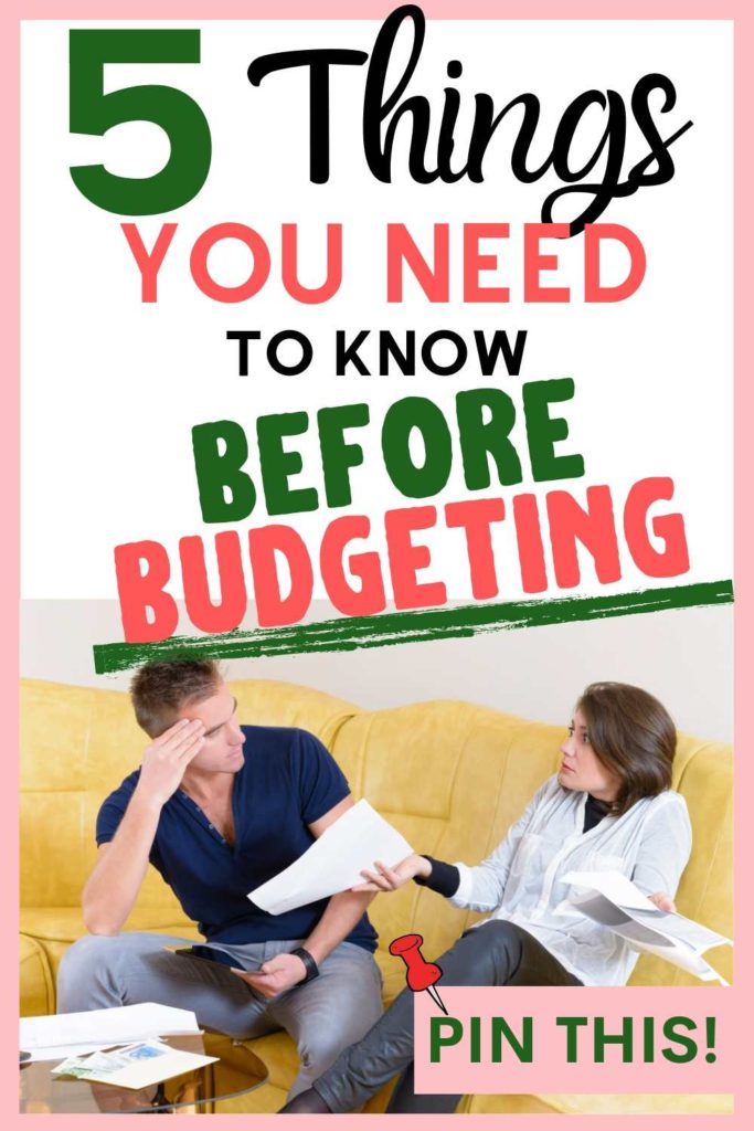 When trying to figure out a budget it can be daunting and most fail because they fail to realize their are things you need to do before budgeting. 