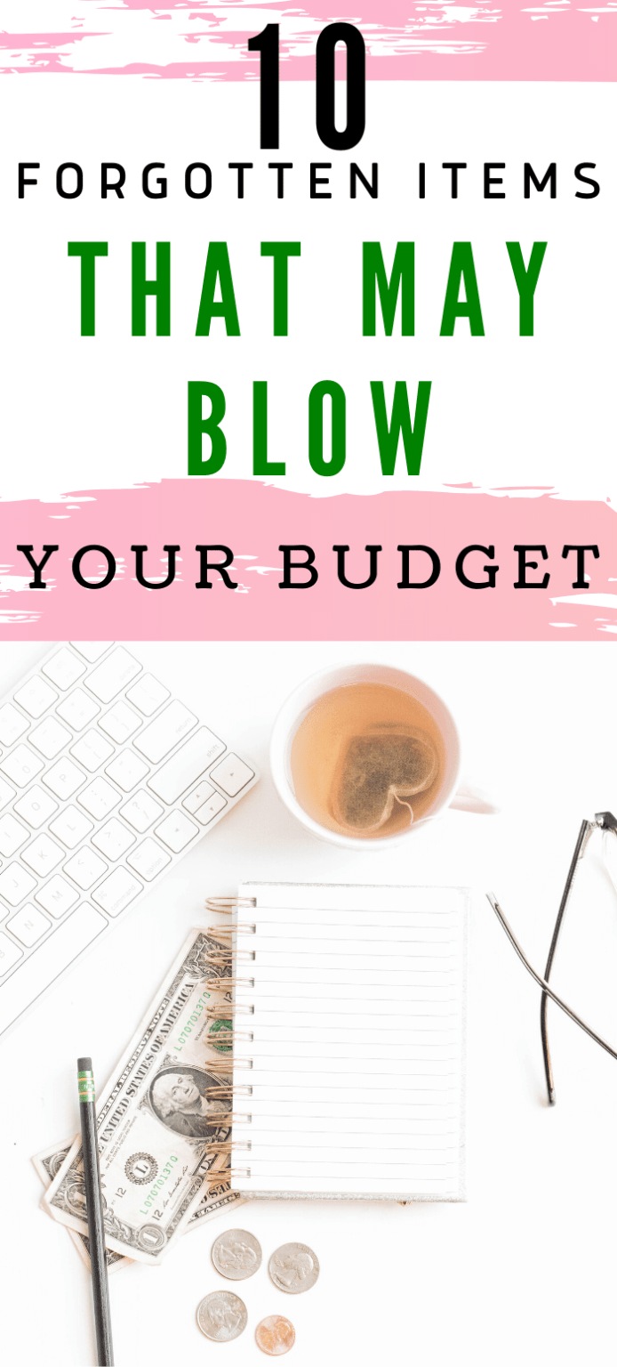 10 Budget Categories You Could Be Forgetting (Organize Your Budget ...