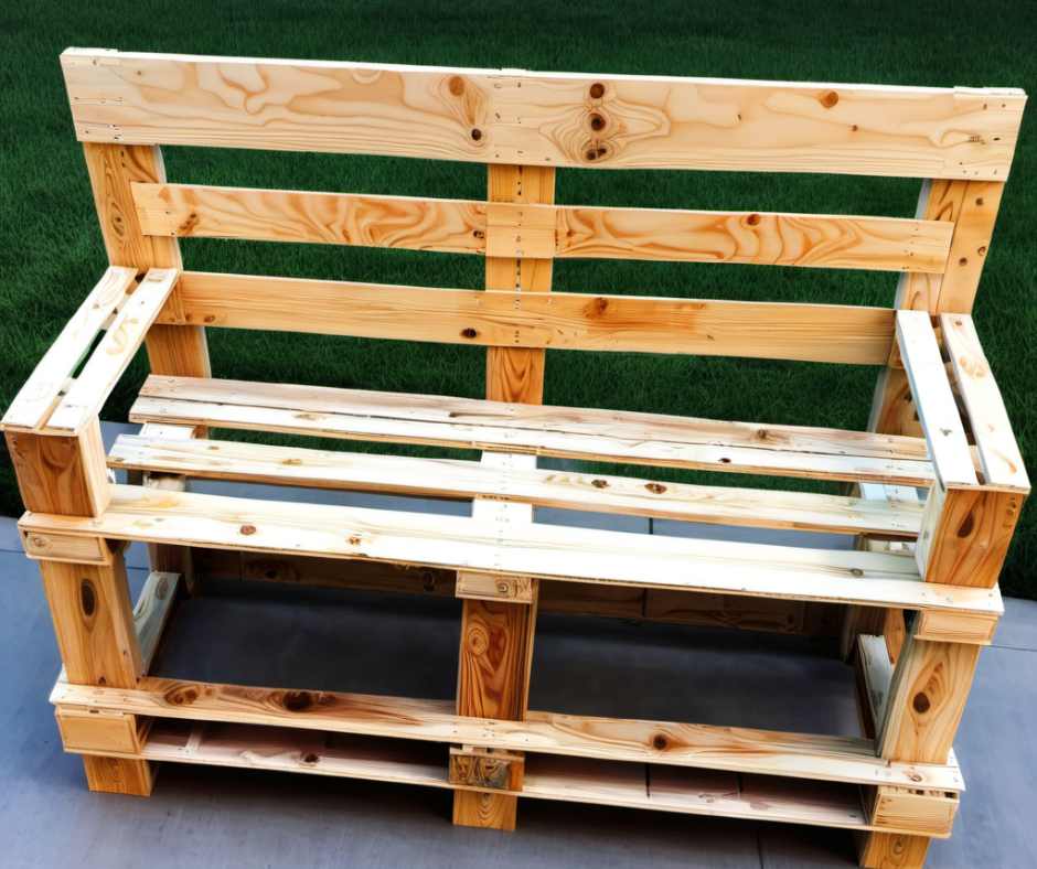 Pallet bench DIY.
