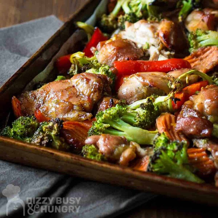 Image for One Pan Honey Garlic Chicken Thighs
