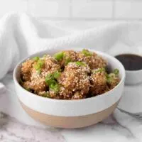 Teriyaki Cauliflower Wings in a bowl.