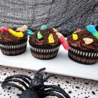 worms and dirt cupcakes
