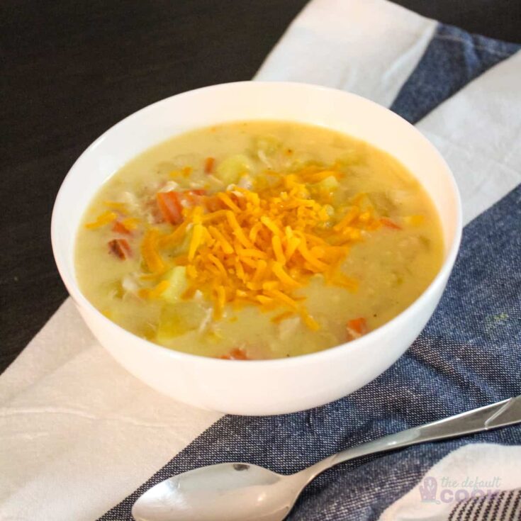 Image for Easy Creamy Crockpot Chicken Potato Chowder