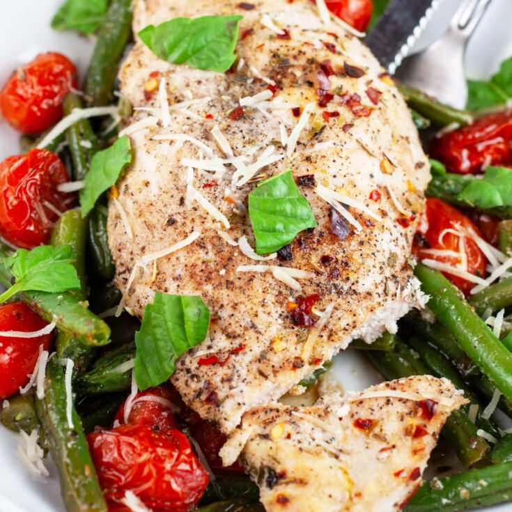 Image for Sheet Pan Italian Chicken and Green Beans