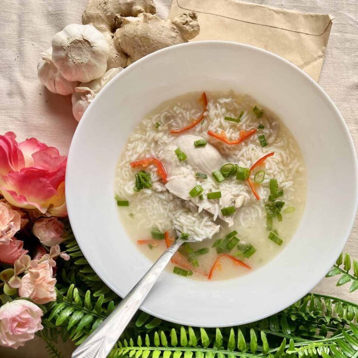 Image for Chinese Chicken Rice Soup (One Pot)