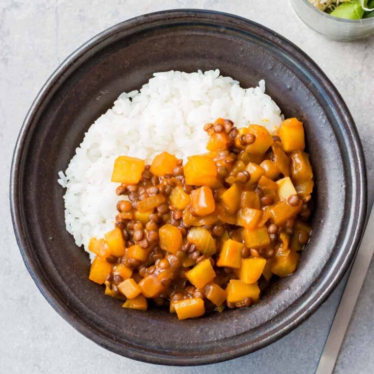 Image for Japanese Daikon & Lentil Curry (Vegan)