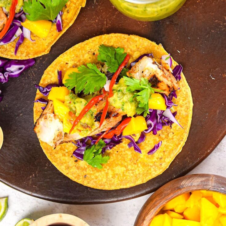 Image for Grilled Halibut Tacos