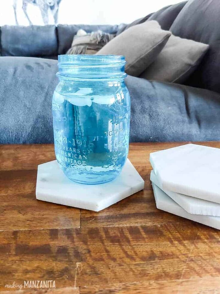 Image for How To Make Easy DIY Tile Coasters with Leftover Tiles